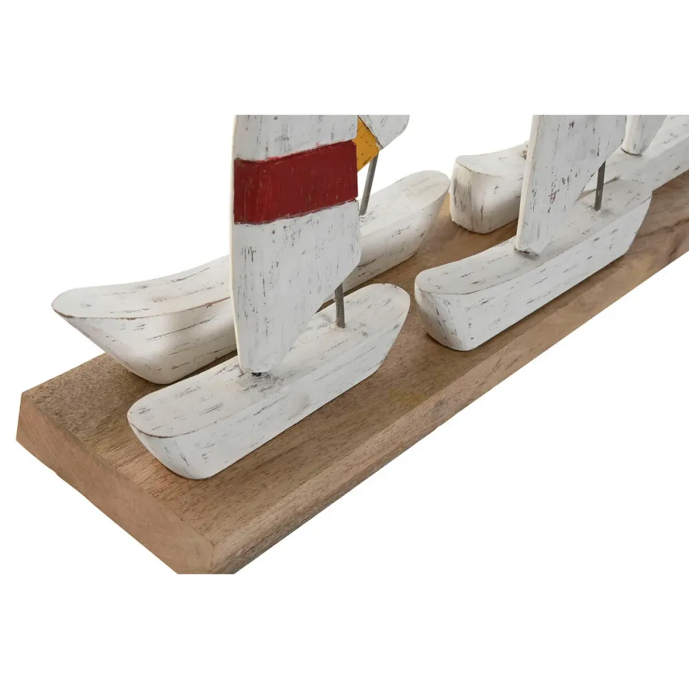 Koristehahmo Home ESPRIT Valkoinen Laivastonsininen 67,5 x 13,5 x 46 cm