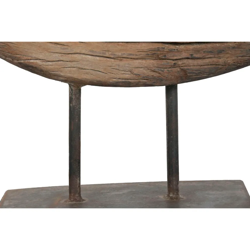 Koristehahmo Home ESPRIT Valkoinen Rueda 70 X 22 X 82 CM
