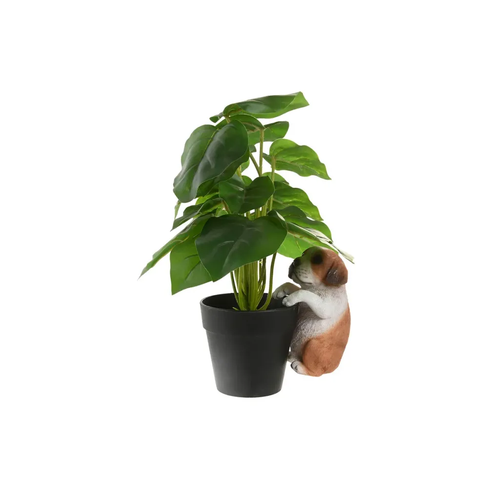 Koristehahmo Home ESPRIT Valkoinen Ruskea 8 x 8 x 14 cm (4 osaa)