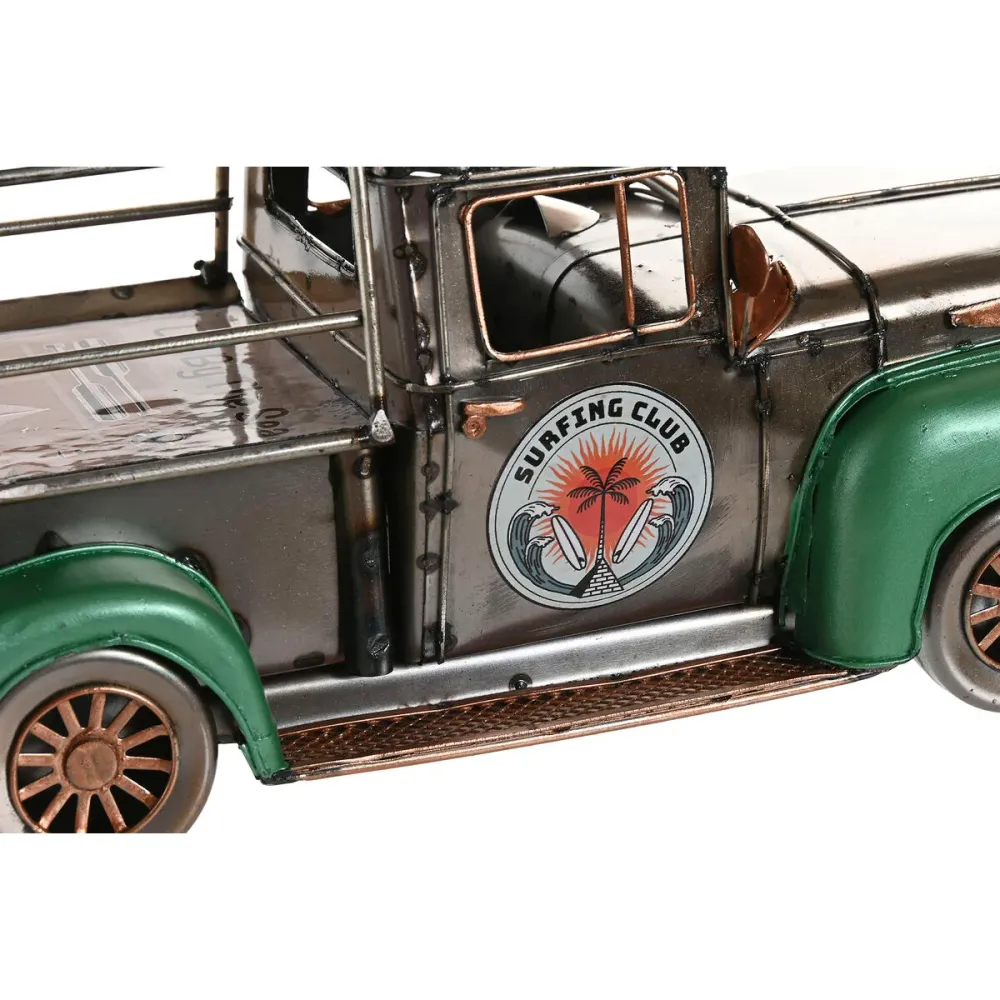 Koristehahmo Home ESPRIT Vihreä Hopeinen Vintage Pakettiauto 30 X 13 X 16 CM