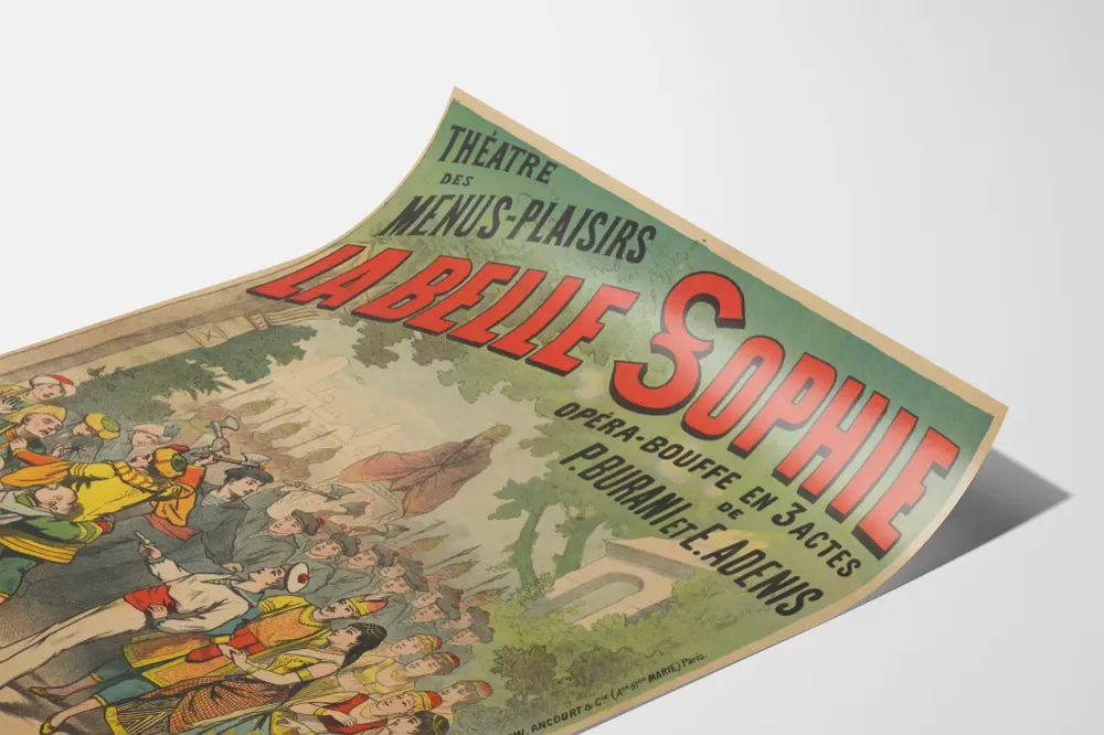Koristejuliste La Belle Sophie - Théâtre des Menus-Plaisirs