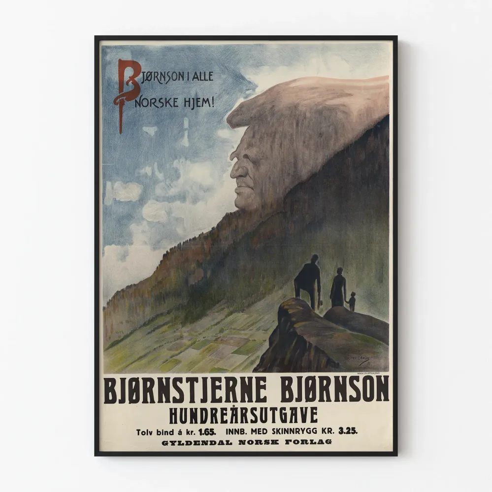 Koristejuliste Bjørnstjerne Bjørnsonin juhlavuosi