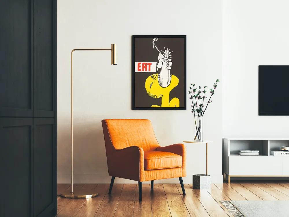 Koristejuliste Eat T. Ungerer - Nykytaiteen julistekunst