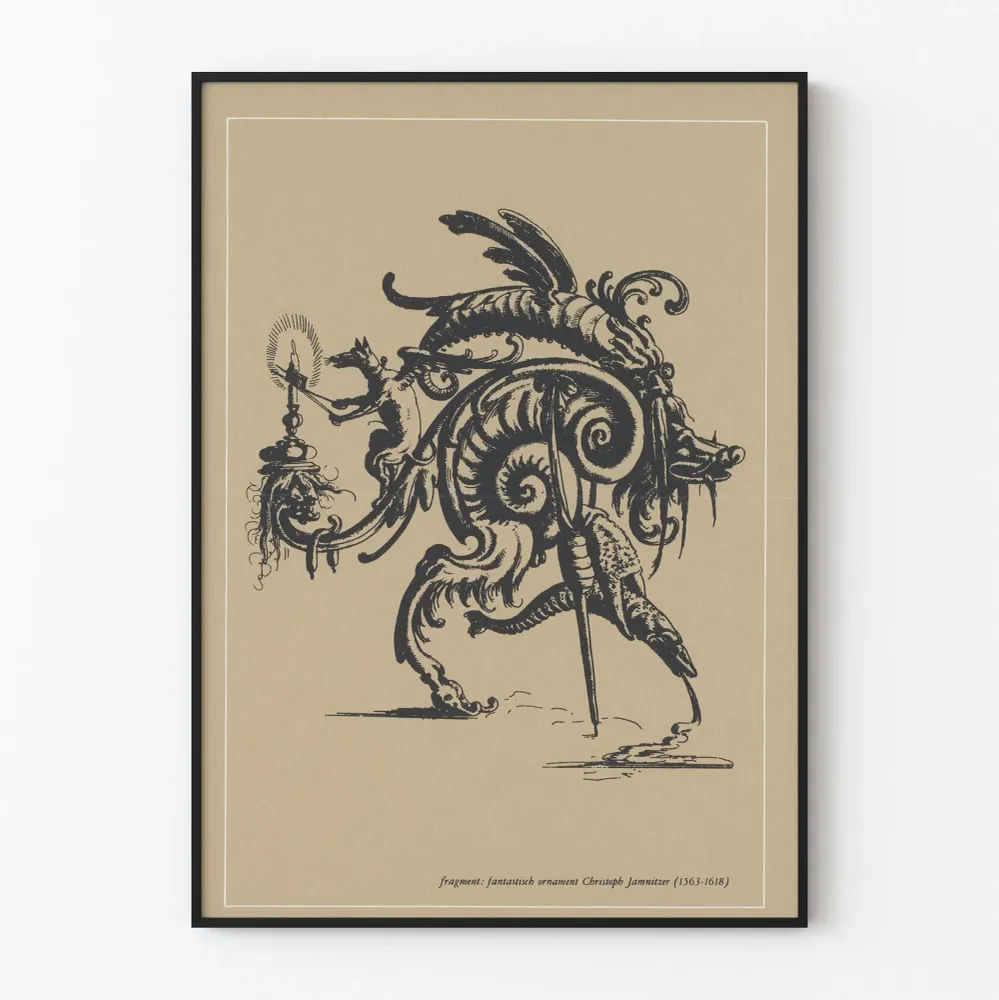 Koristejuliste Fantastinen Christoph Jamnitzer