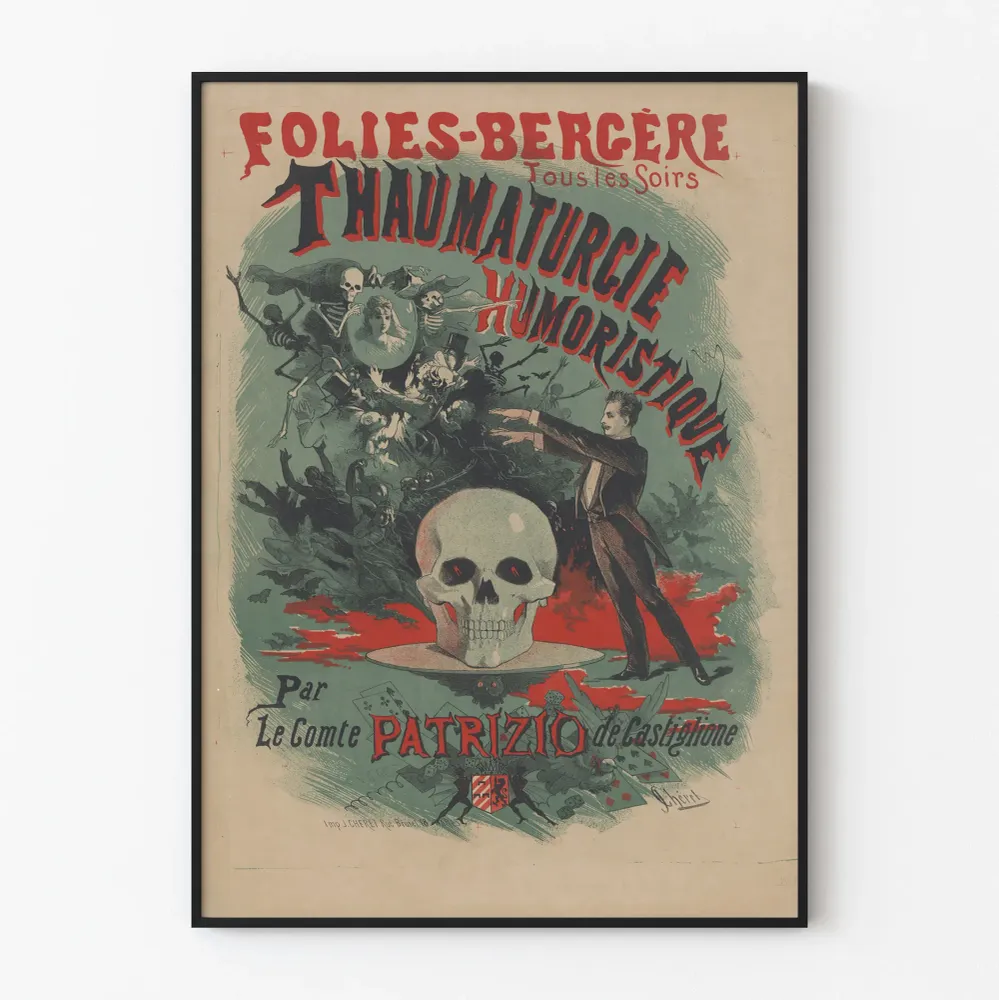 Koristejuliste Folies Bergère - Humoristinen Thaumaturgia