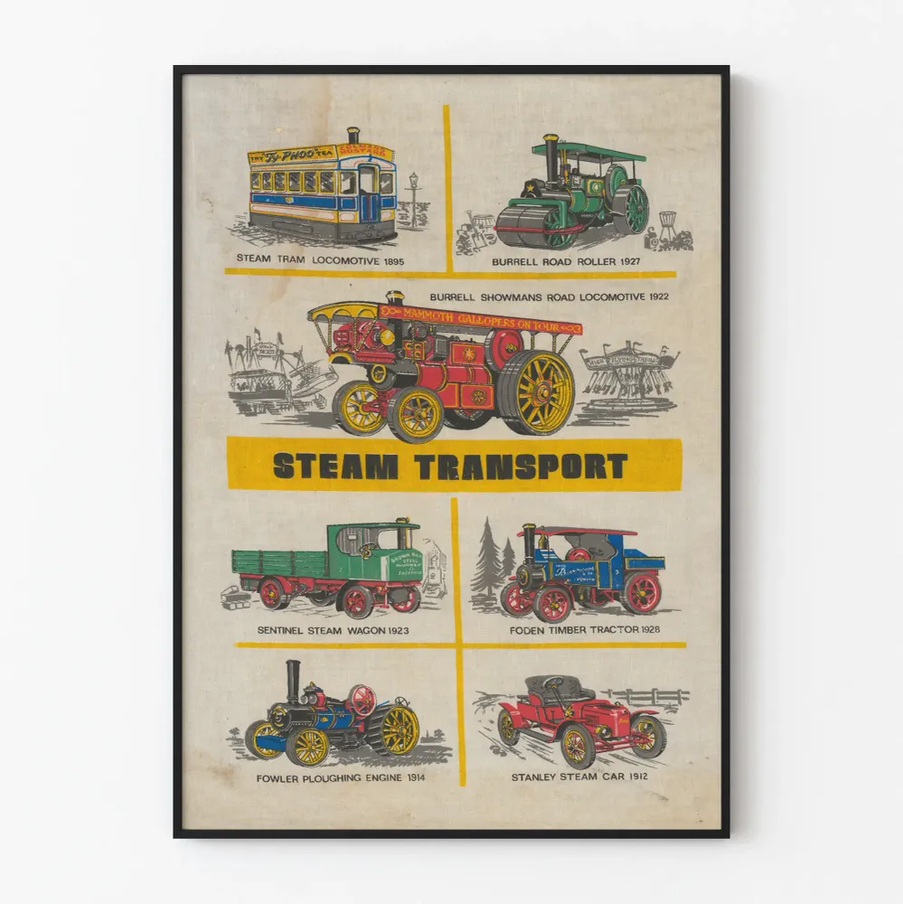 Koristejuliste Höyrykulkuneuvojen vintage Artem Legrand