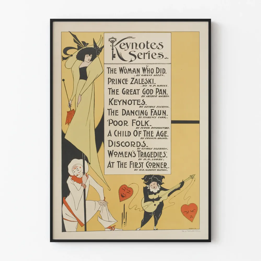 Koristejuliste Keynotes-sarja vintage Artem Legrand