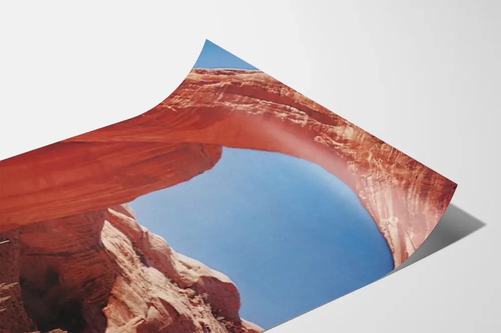 Koristejuliste Pierre-arc de Rainbow Bridge Utah