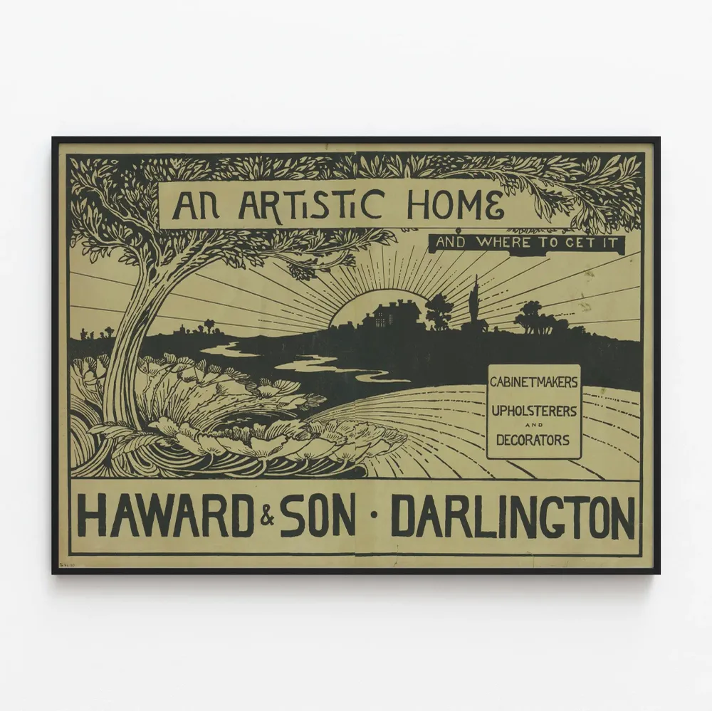 Koristejuliste vintage Artistic Home - Howard & Son Darlington