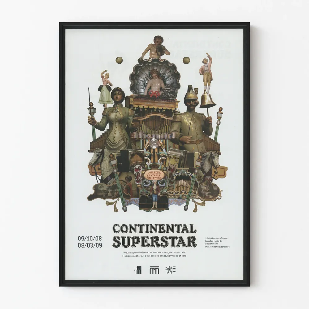 Koristejuliste Vintage Continental Superstar