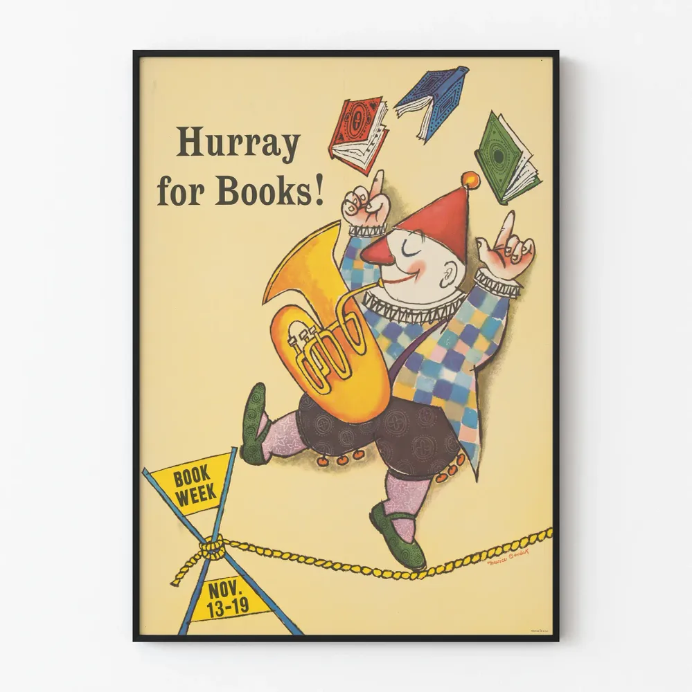 Koristejuliste vintage Hurray Books