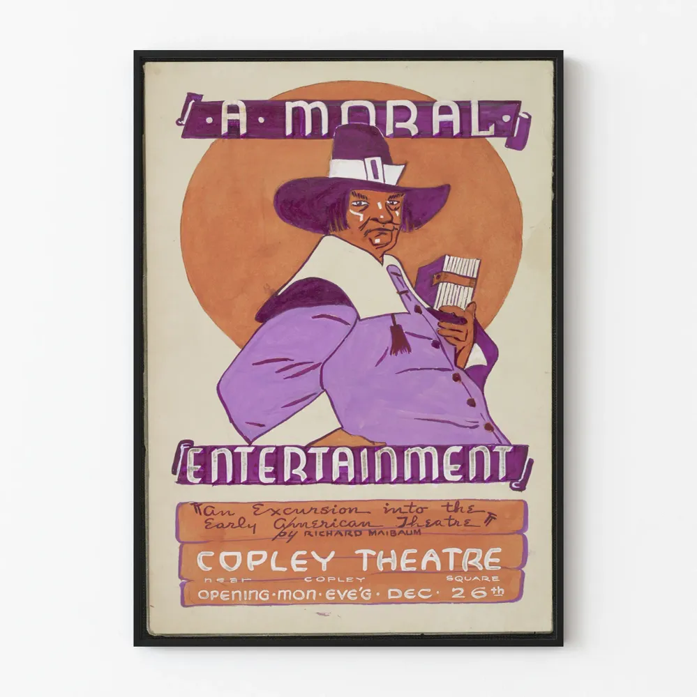 Koristejuliste vintage Moral Entertainment