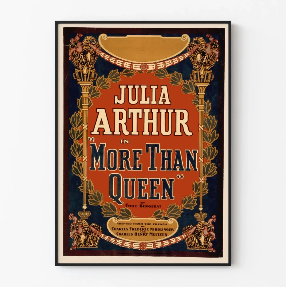 Koristejuliste vintage More Than Queen
