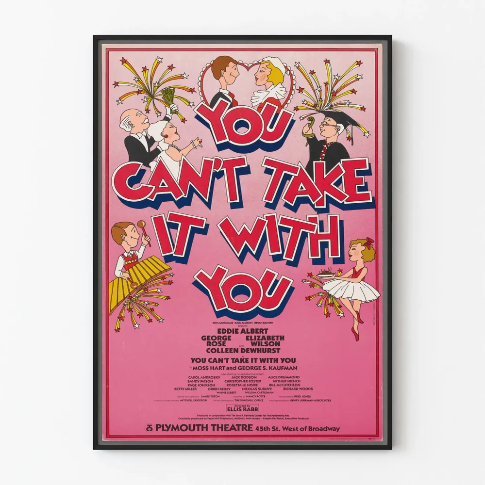 Koristejuliste vintage You Can't Take It You