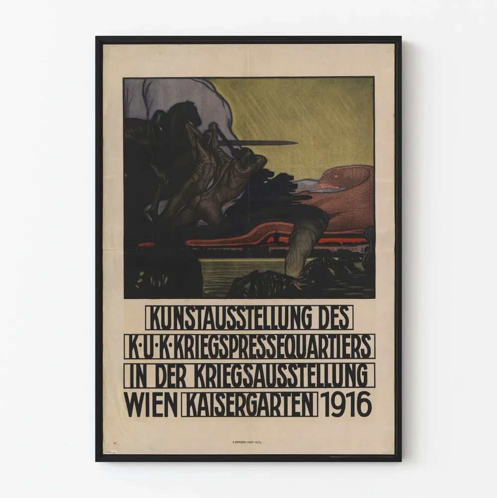 K.u.k – 1916 sodan lehtinäyttelyjuliste