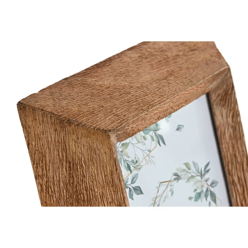 Kuvakehys Home ESPRIT Luonnollinen Kristalli Mangopuu
