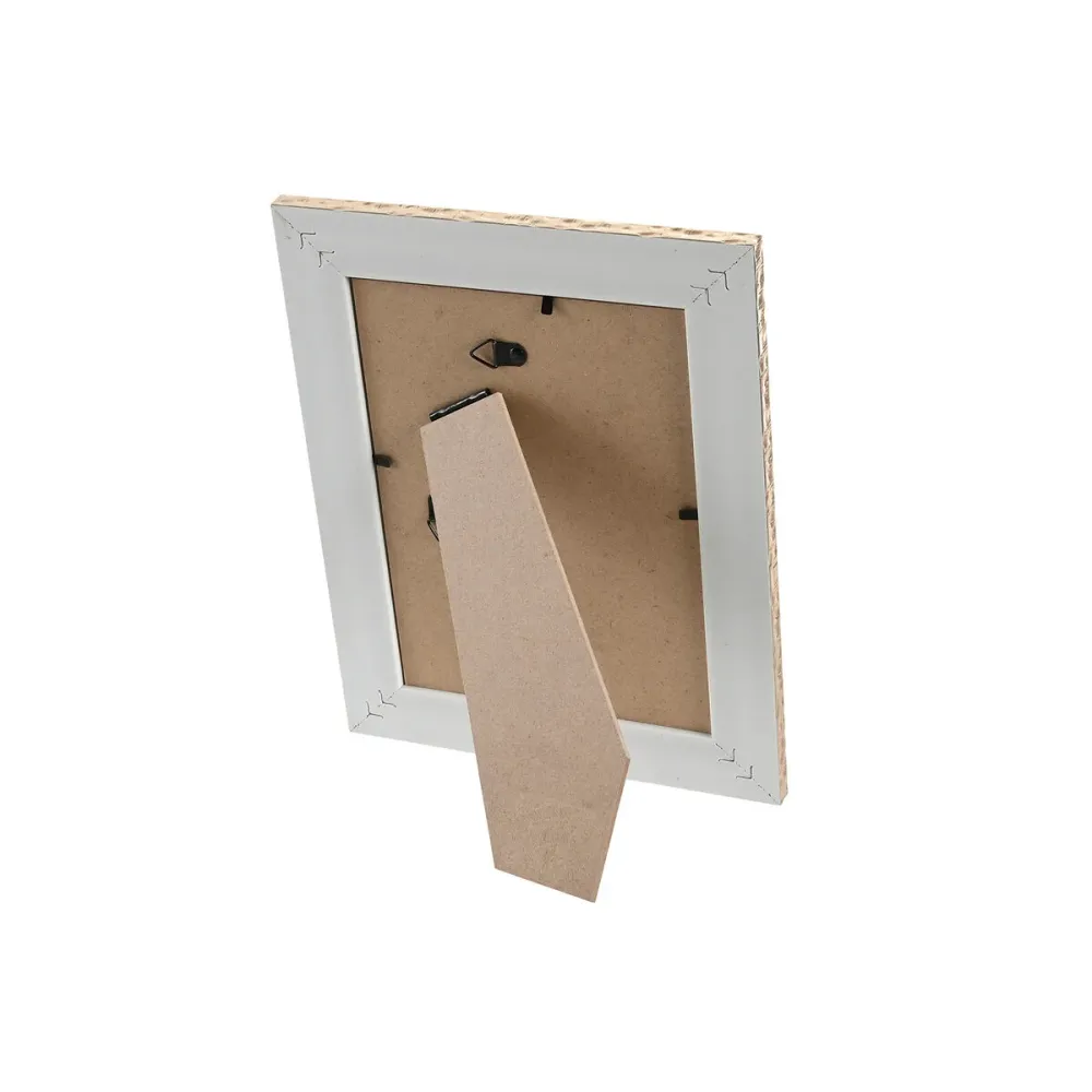 Kuvakehys Home ESPRIT Ruskea Beige Kristalli polystyreeni Scandi (4 osaa)