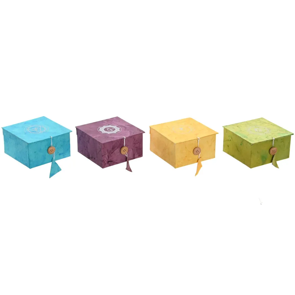 Lahjasetti Home ESPRIT Keltainen Sininen Vihreä Pinkki 12 x 12 x 7 cm (4 osaa)