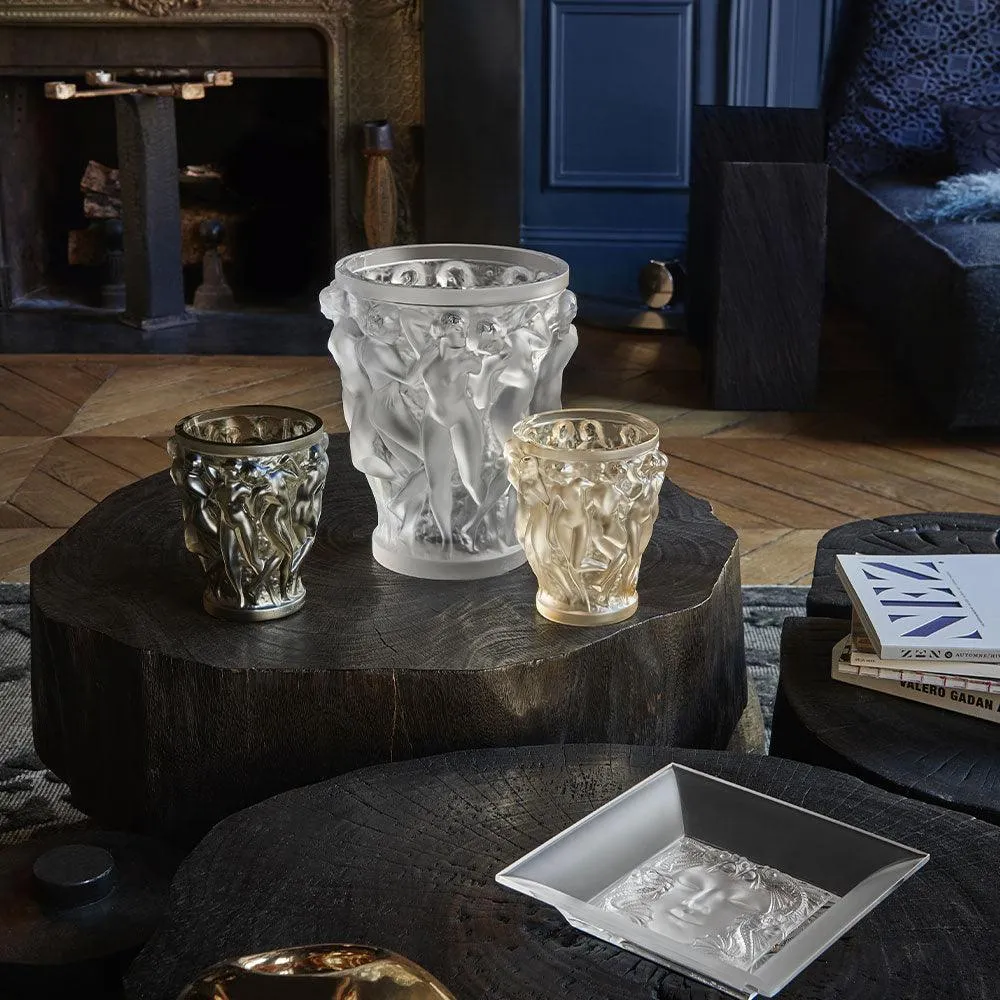 Lalique Bacchantes Crystal Vase pronssi väri 10547800