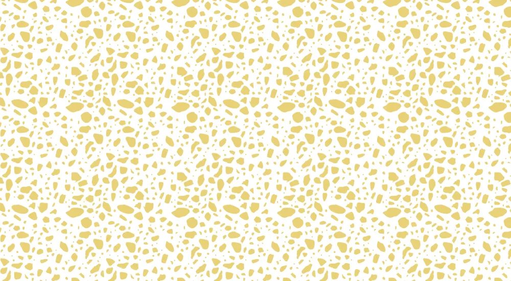 Lastenhuoneen tapetti | Abstraktit kuvioinnit keltaisella valkoisella taustalla