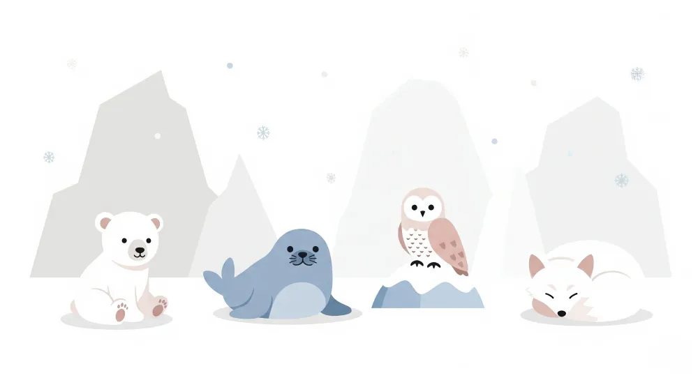 Lastenhuoneen tapetti | Animaux du grand nord