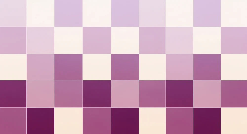 Lastenhuoneen tapetti | Geometriset kuviot violetin sävyissä