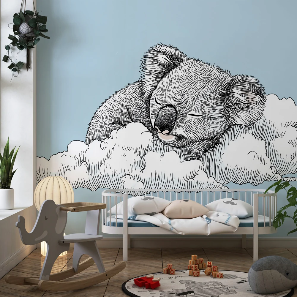 Lastenhuoneen tapetti | Koala pilvellä