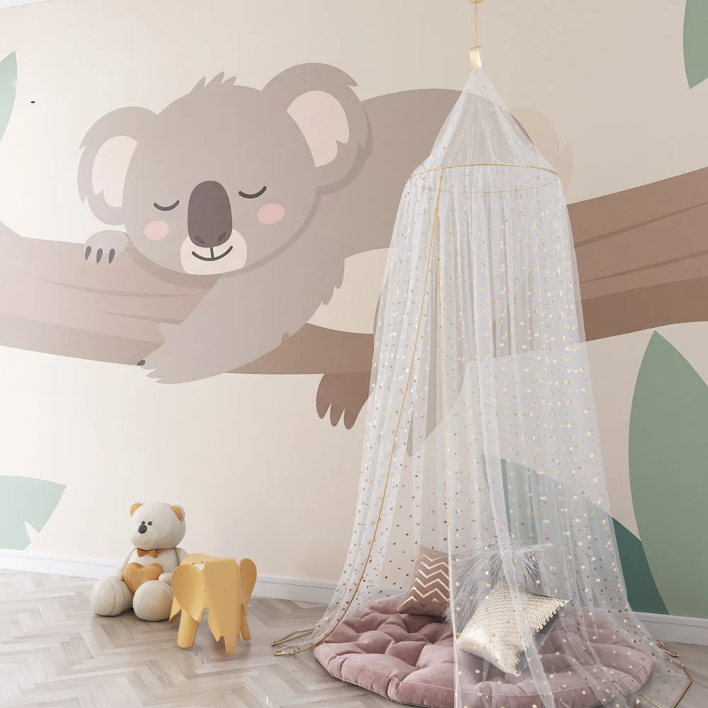 Lastenhuoneen tapetti | Nukkuva koala oksalla
