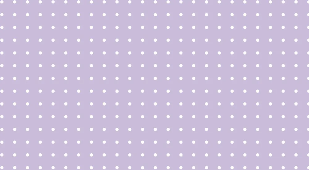 Lastenhuoneen tapetti | Valkoisia pisteitä pehmeällä violetilla taustalla