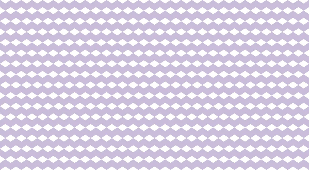 Lastenhuoneen tapetti | Violetin ja valkoisen väriset pehmeät vinoneliöt