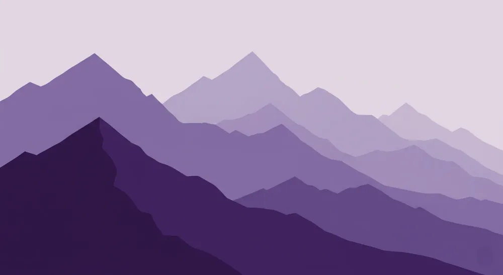 Lastenhuoneen tapetti | Violetit vuoret ja luonnollinen harmonia