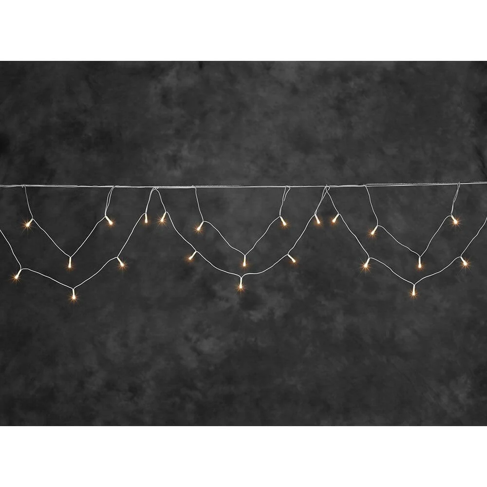 LED -vaihde kevyen ketjun kaarin muoto 96 Amber -värisiä diodeja IP44