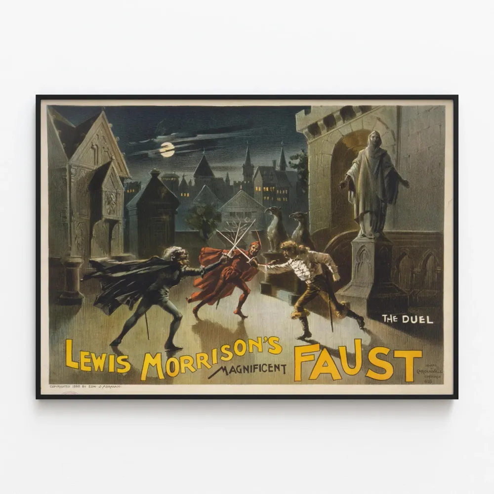 Lewis Morrisonin upea Faust - Yön kaksintaistelu Juliste