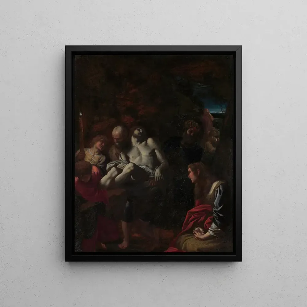 L-risti Kristuksen hauta - Annibale Carracci | Taidetuloste