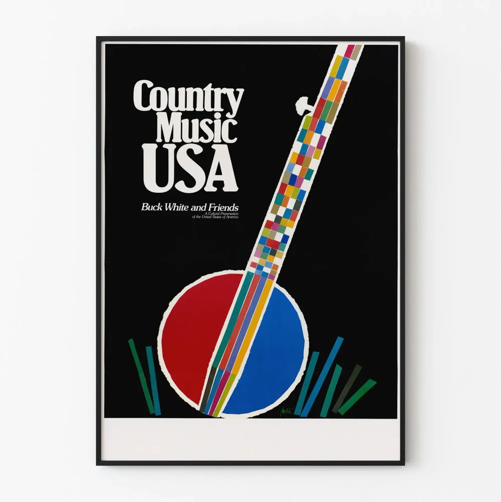 Maailmanlaajuinen Country-musiikki USA - Buck White ja ystävät Juliste