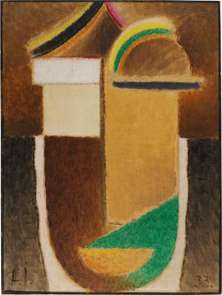 Maalaus Abstrakti pää, Rakenteellinen pää - Alexej von Jawlensky | Taidetuloste