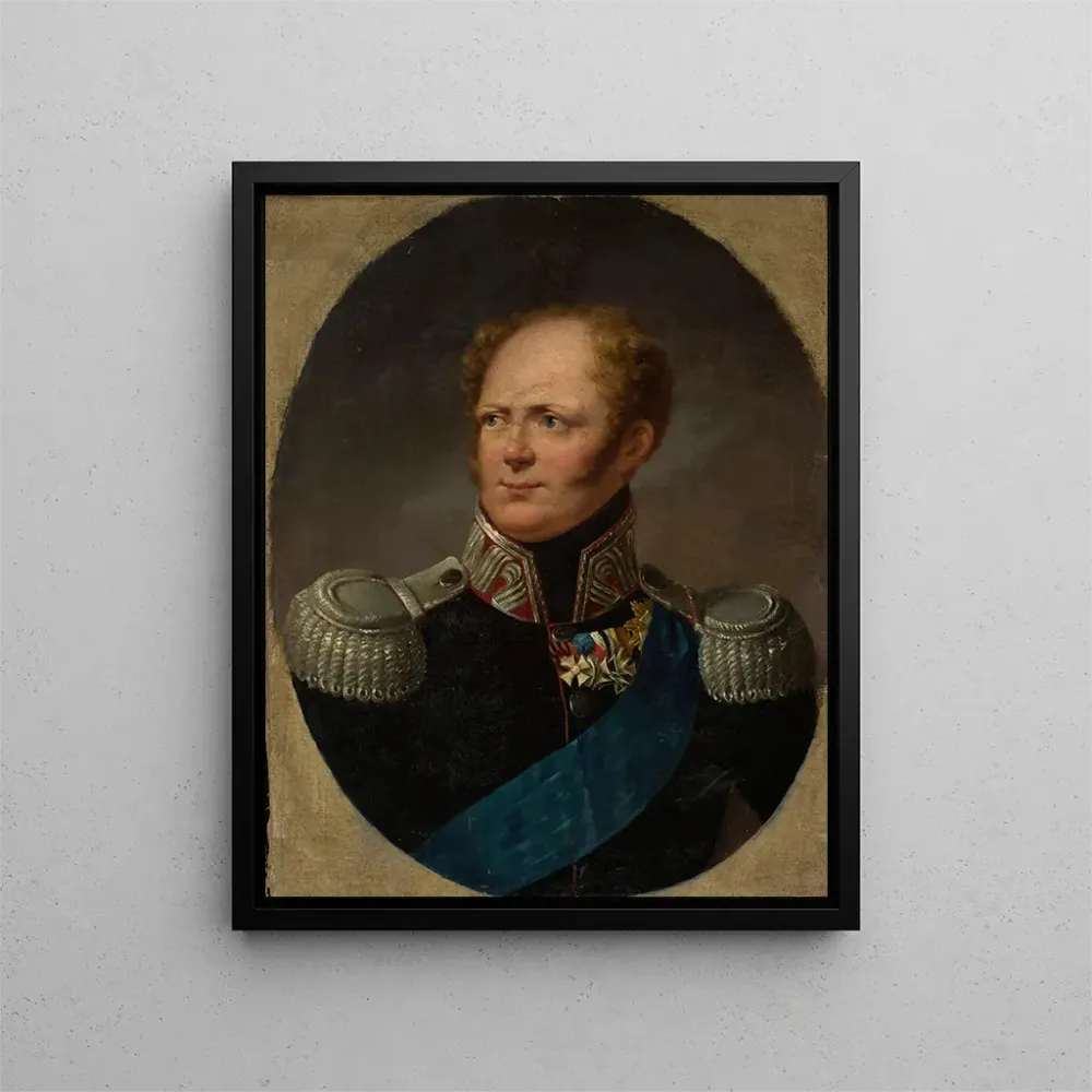 Maalaus Aleksanteri I:n muotokuva - Aleksander Ludwik Molinari | Taidetuloste