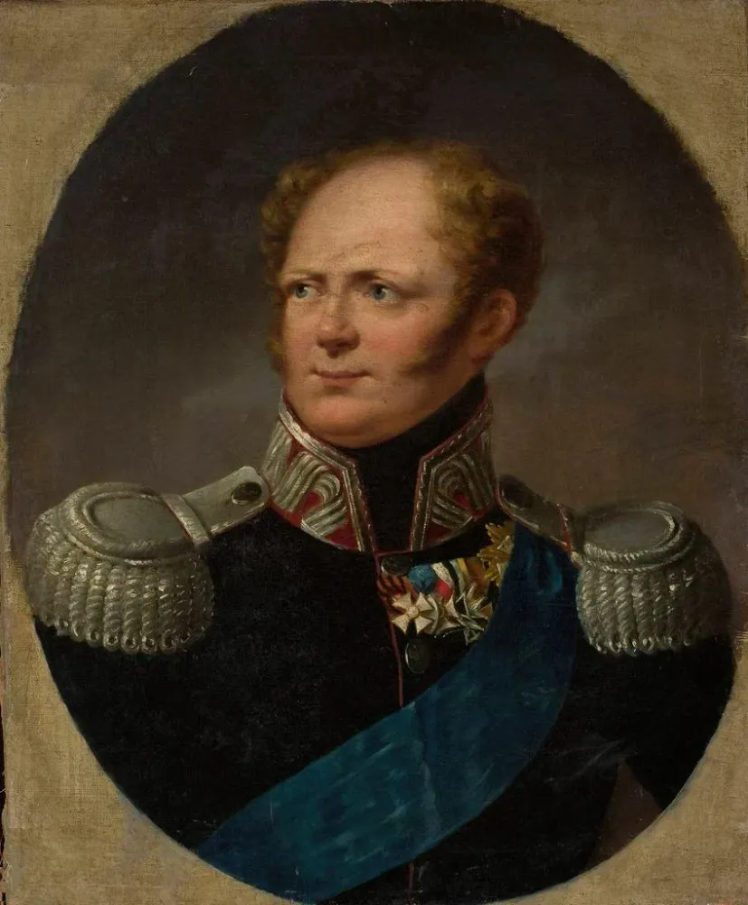 Maalaus Aleksanteri I:n muotokuva - Aleksander Ludwik Molinari | Taidetuloste