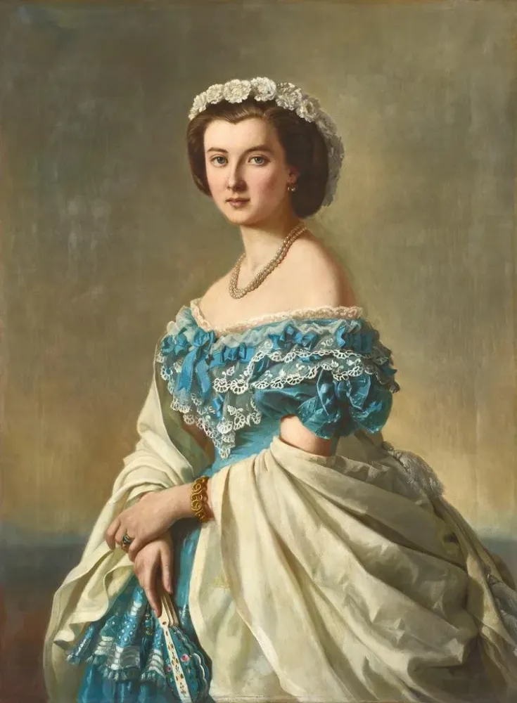 Maalaus Alexandra Baroness von und zu Bodman née Offensandt von Berckholtz - Alexandra von Berckholtz | Taidetuloste