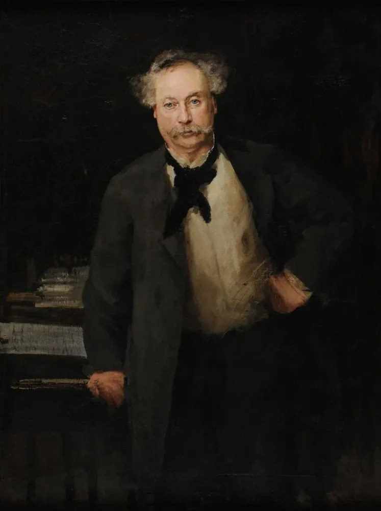 Maalaus Alexandre Dumas fils - Alfred Philippe Roll | Taidetuloste