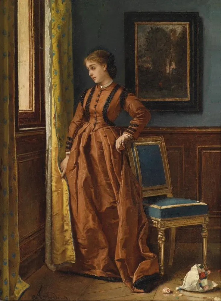 Maalaus Déjà - Alfred Stevens | Taidetuloste