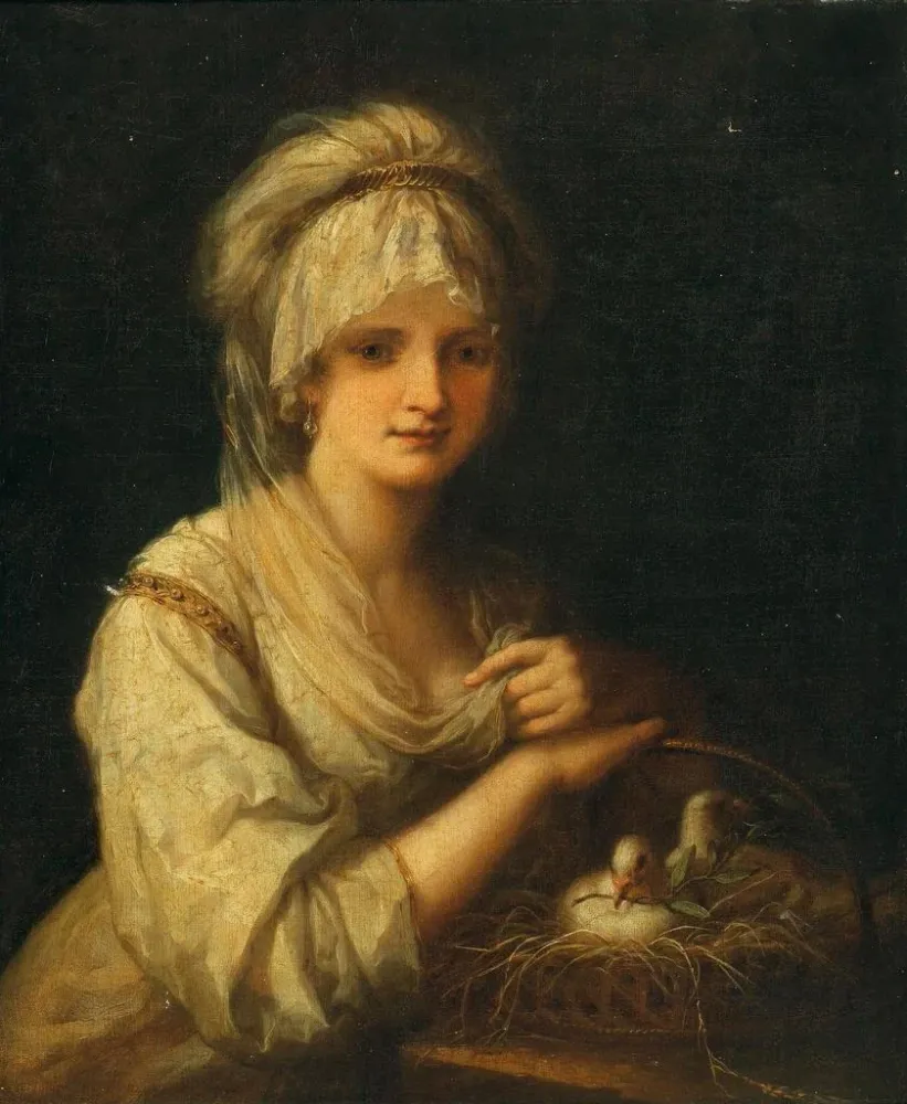 Maalaus Allégorie de la paix conjugale - Angelica Kauffman | Taidetuloste