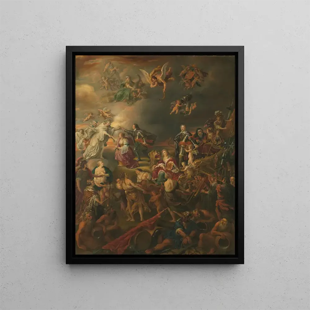 Maalaus Allégorie de la Paix sous le stathouder Guillaume II - Adriaen van Nieulandt | Taidetuloste