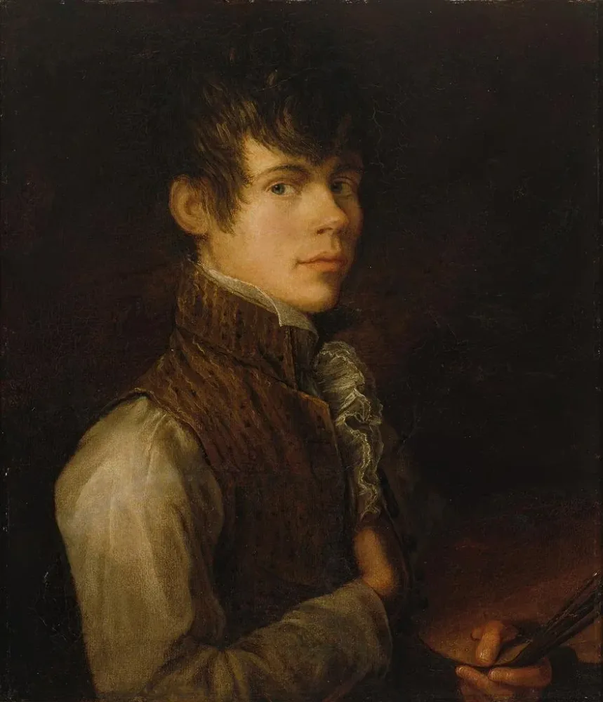Maalaus Autoportrait 1805 - Alexander Laurus | Taidetuloste