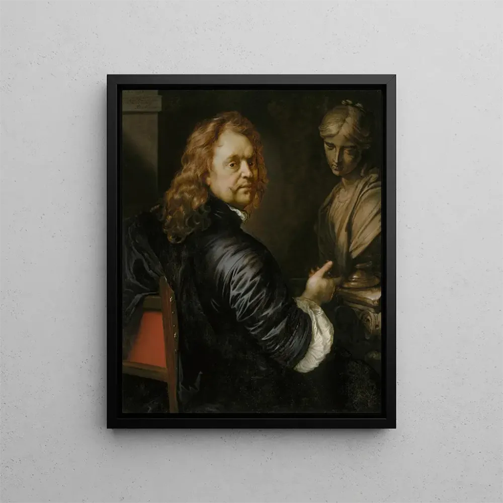 Maalaus Autoportrait - Adriaen Hanneman | Taidetuloste