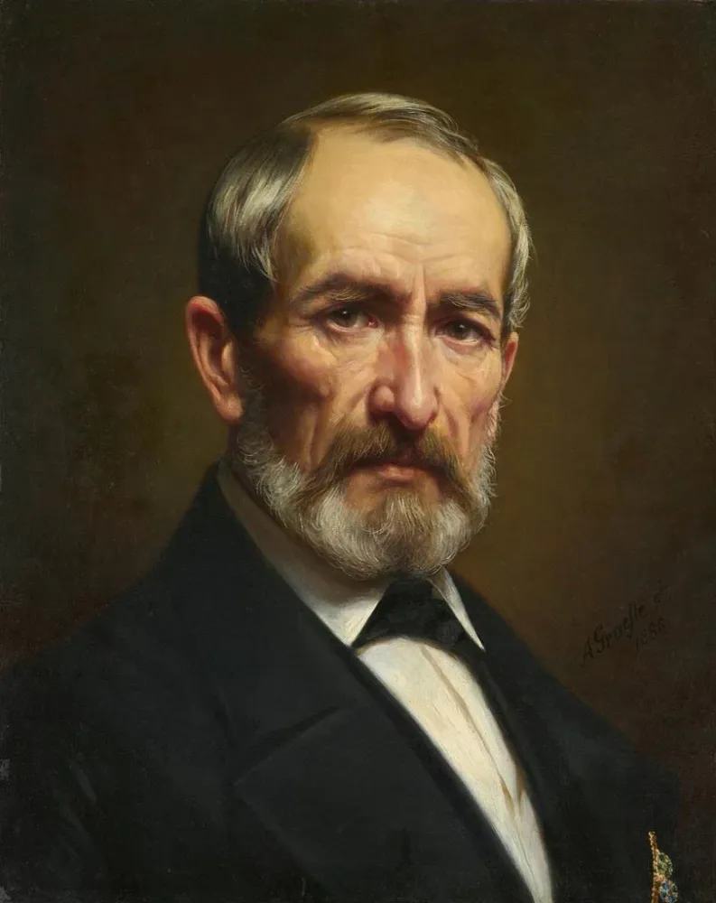 Maalaus Autoportrait - Albert Gréfle | Taidetuloste