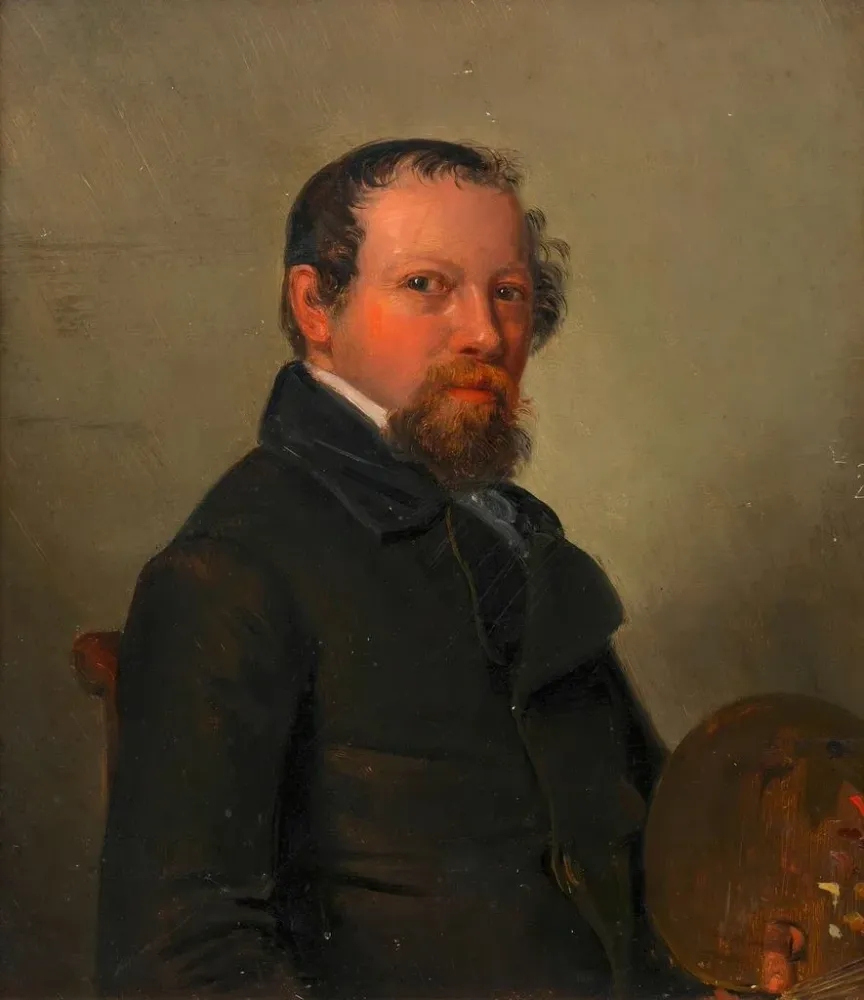 Maalaus Autoportrait Alexandre Clarot - Alexander Clarot | Taidetuloste