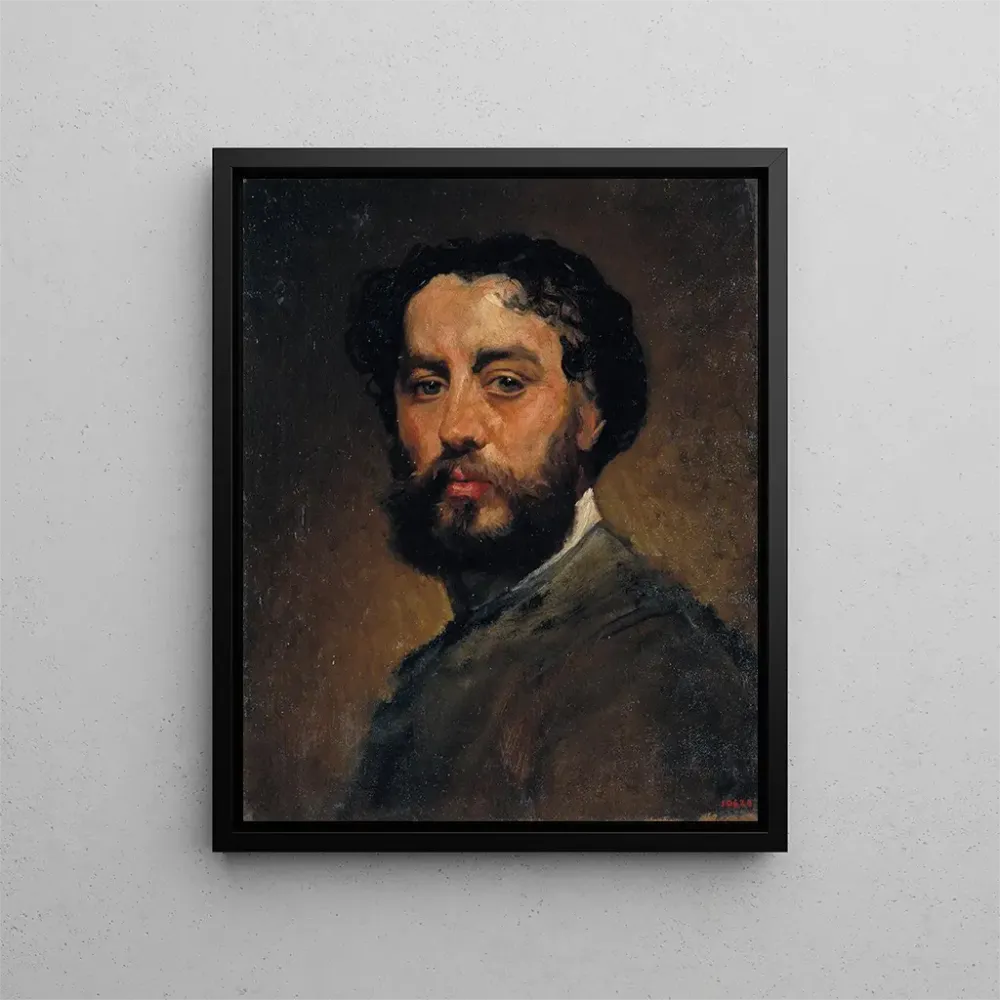 Maalaus Autoportrait - Antoni Caba | Taidetuloste