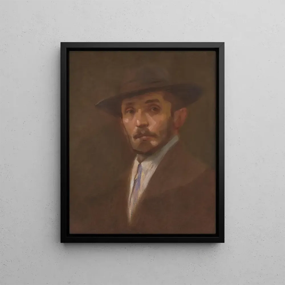 Maalaus Autoportrait - Milan Thomka Mitrovsk | Taidetuloste