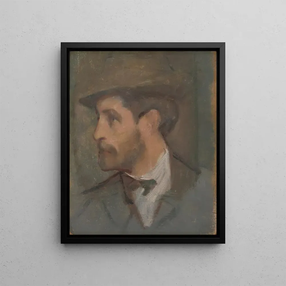Maalaus Autoportrait - Milan Thomka Mitrovsk | Taidetuloste
